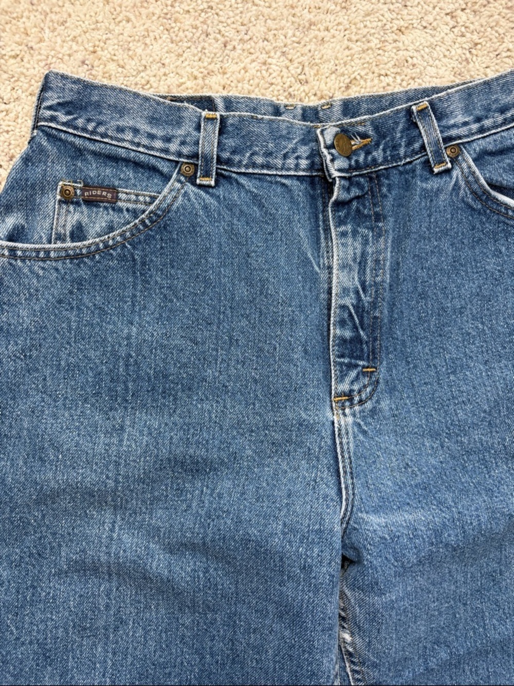 Vintage Riders by Lee Denim Jeans size 14 - Picture 4 of 6